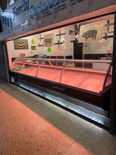 Plug fresh meat display - 5m,