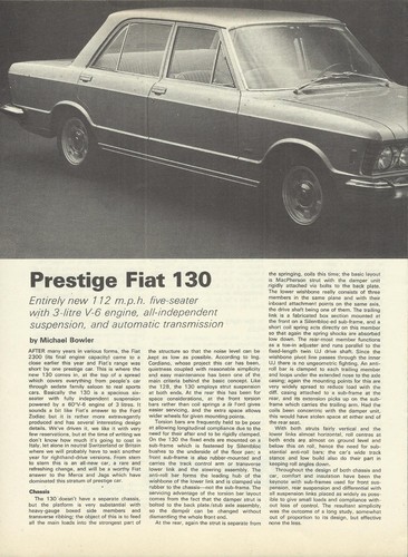Fiat 130 saloon - 130, original