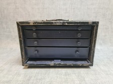 Vintage Engineers Metal Tool Chest Cabinet