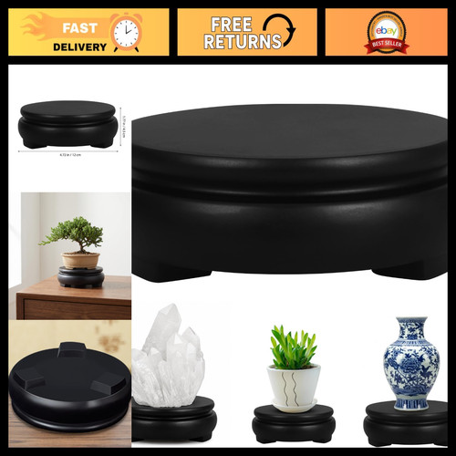 Round wood display - round, stand