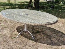 Neptune Cadiz Oval Rattan Garden Table