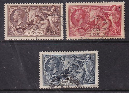 Sg450 452 1934 seahorse - sg450-452, fu(32)