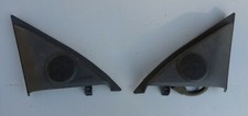 MAZDA RX8 192 231 ~ BOSE FRONT DOOR FIT TWEETERS & PLASTIC SURROUNDS - SET OF 2