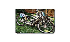 Bsa Antig Motorbike A4 photo