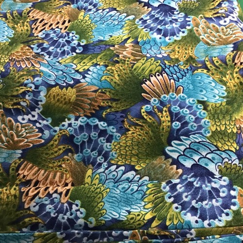 Peacock feather blue green - blue,