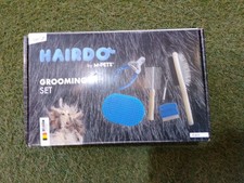 M-Pets Grooming Set Double Comb Nail Clipper Rubber Brush Flea Comb Tick Tweezer