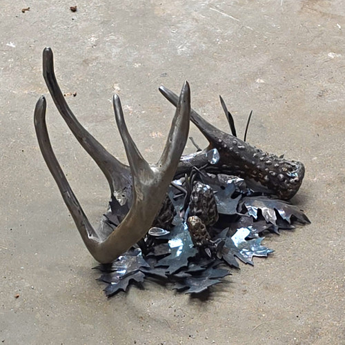 Custom solid steel deer - custom,