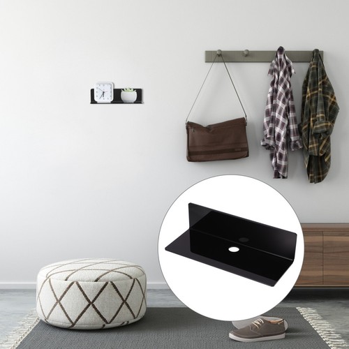 Black acrylic wall mounted - black,