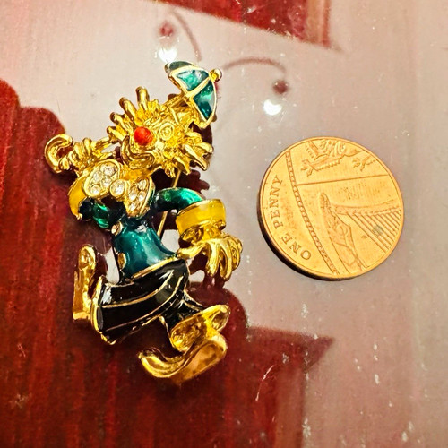 Signed vintage gold plated - vintage,