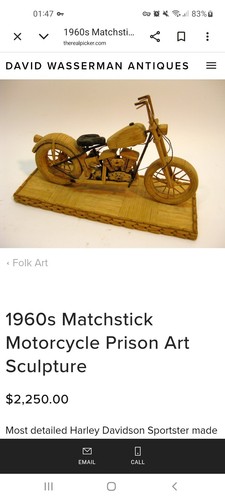 Vintage prison made art - prison,