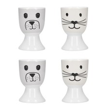 Kitchencraft 4pcs ceramic egg - 4pcs.,