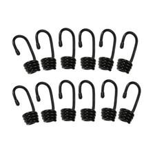 12x Steel Wire End Hooks for 6mm Marine Boat Shock Cord Bungee Rope DIY
