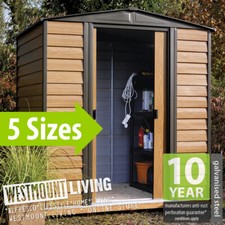 METAL SHED 6x5 8x6 10x6 10x8
