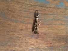 Vintage Sterling silver charm Singing in the rain man and lamp post 2g