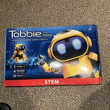 CONSTRUCT & CREATE Tobbie the Robot STEM Toy Self-Guiding AI INTERACTIVE Robot