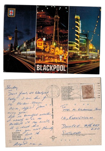 Postcard blackpool - -,