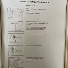 100 sheets inkjet or laser A4