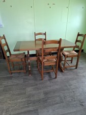 Ercol Style Dining Table And 4