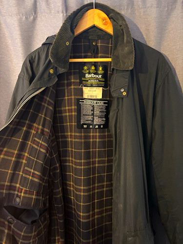 Barbour border a205 waxed - border,