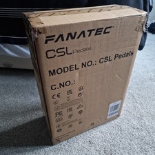 Fanatec csl pedals brand - fanatec, new