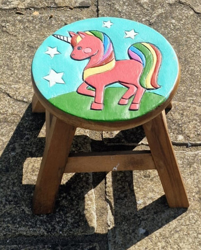 Wooden children unicorn - children’s,
