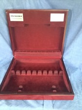 Empty Vintage Wooden Cutlery Canteen Box / storage case
