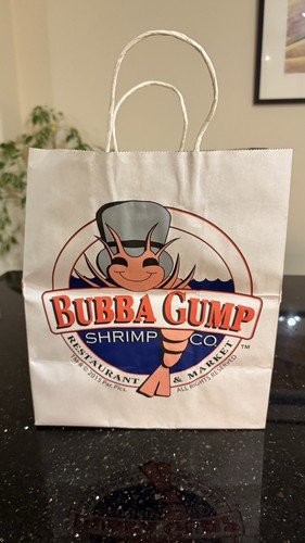 Bubba gump shrimp paper bag - shrimp,