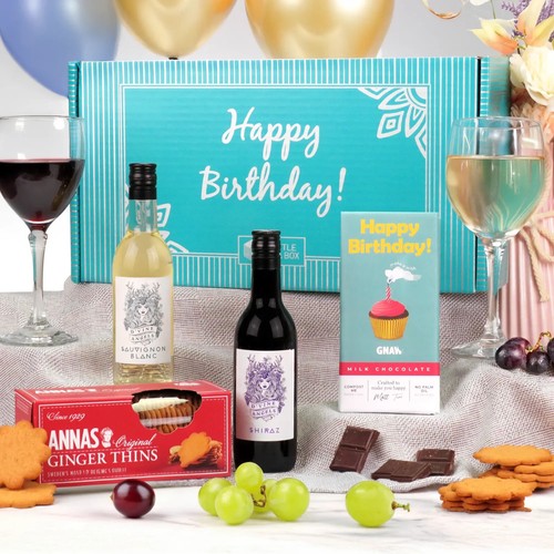 Happy birthday wine gift - happy,