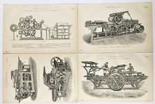 PRINTING PRESSES - 4 1880s
