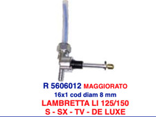 Enhanced petrol tap 16x1 ø8