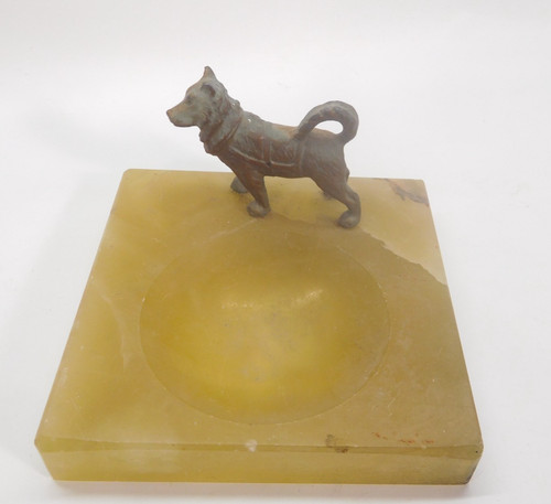Vintage art deco alabaster - art,