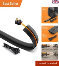 2M Lay Flat Cable Cover - Super Durable PVC to Safeguard Against Trip Hazards
