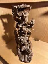 Large Hand Carved Vishnu