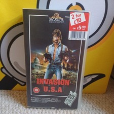 Vhs Tape INVASION U.S.A Video