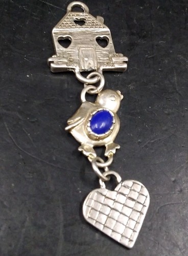 925 silver articulated pendant - 925,