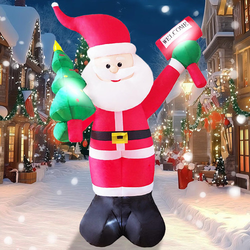 6ft christmas inflatable santa - 6ft,