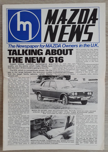 Mazda news brochure 1975 - mazda,