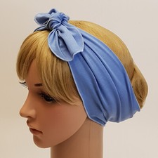 Stretchy head scarf, rockabilly hair band, self tie hair scarf, head wrap