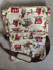 Kath Kidston Rare Cowboy Iconic Design Nappy And Bottle Bag,  With Changing MAT