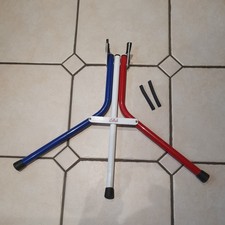 British Odpod Bike Rear Repair Stand Maintenance red white & blue