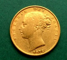 1872 Queen Victoria Sovereign