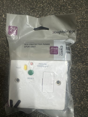 Knightsbridge cu6rcd 13a rcd - knightsbridge,