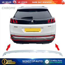 Rear Bumper Moulding Strip Chrome For PEUGEOT 3008 II SUV P84 9811652180
