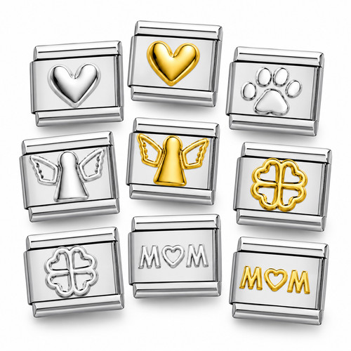 9mm italian charm link - 9mm,