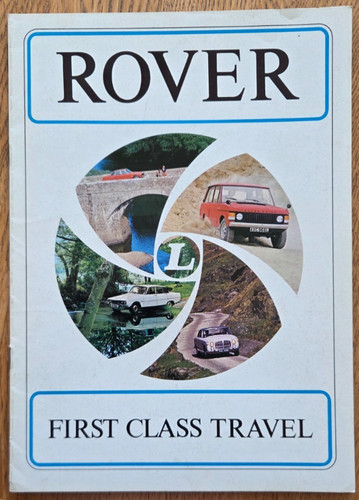 1973 rover car brochure - car,
