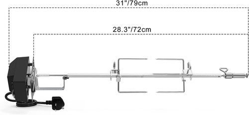 Onlyfire bbq rotisserie kit - rotisserie,