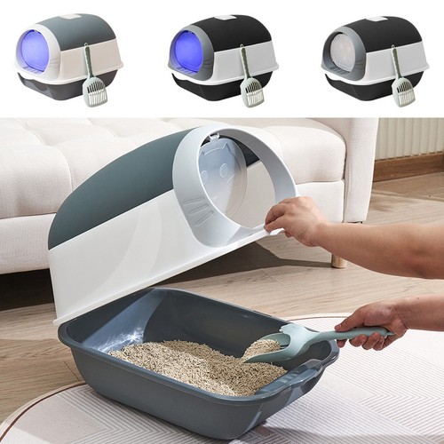 Large cat litter tray hooded - large,