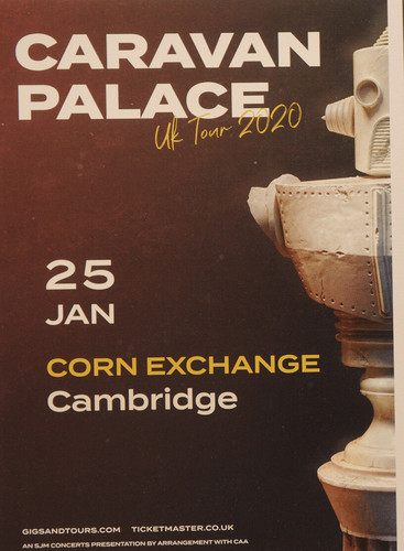 Caravan palace 2020 tour - caravan, flyer