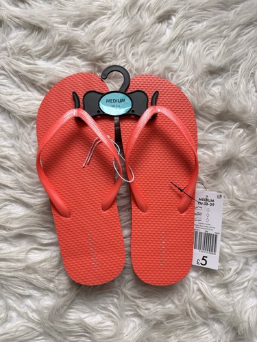 Ladies orange platform flip - orange,