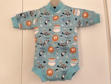 Baby Boys Splash About Happy Nappy Wetsuit Medium 3-8 Months Blue Noah’s Ark